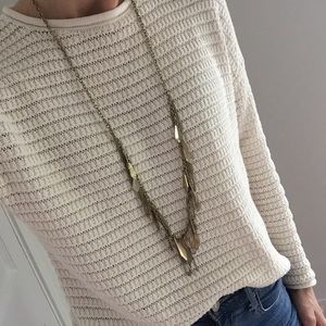 Gold Tone Statement Necklace